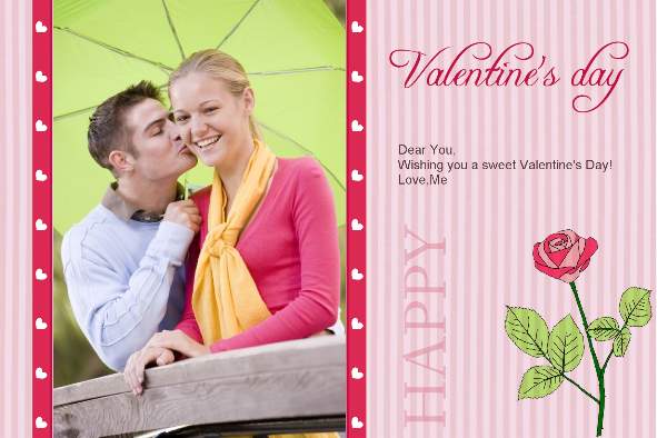Birthday & Holiday photo templates Valentines Day Cards (7)